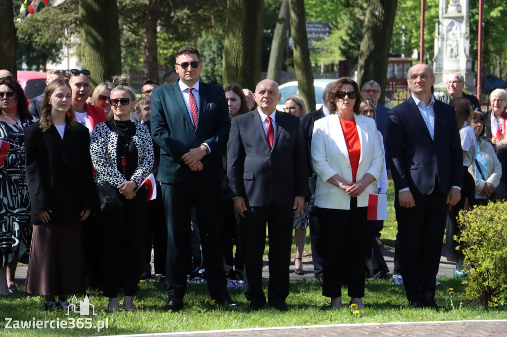 Fotorelacja Zawiercie: 235. rocznica uchwalenia Konstytucji 3 Maja