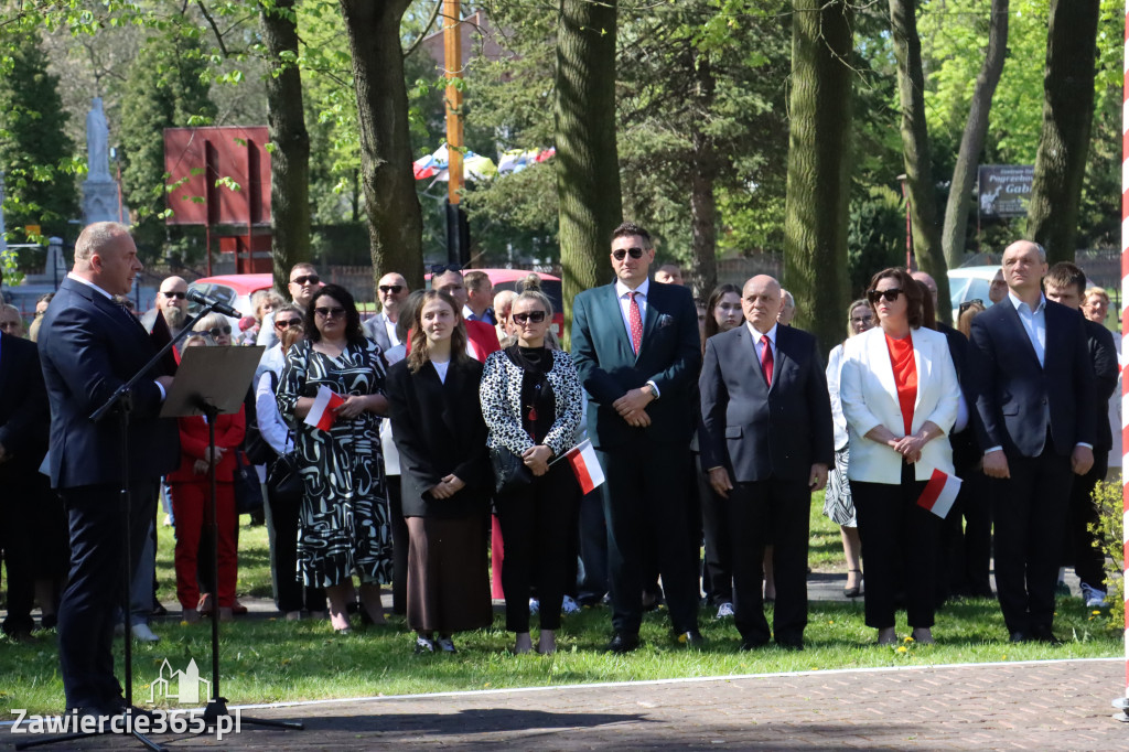 Fotorelacja Zawiercie: 235. rocznica uchwalenia Konstytucji 3 Maja
