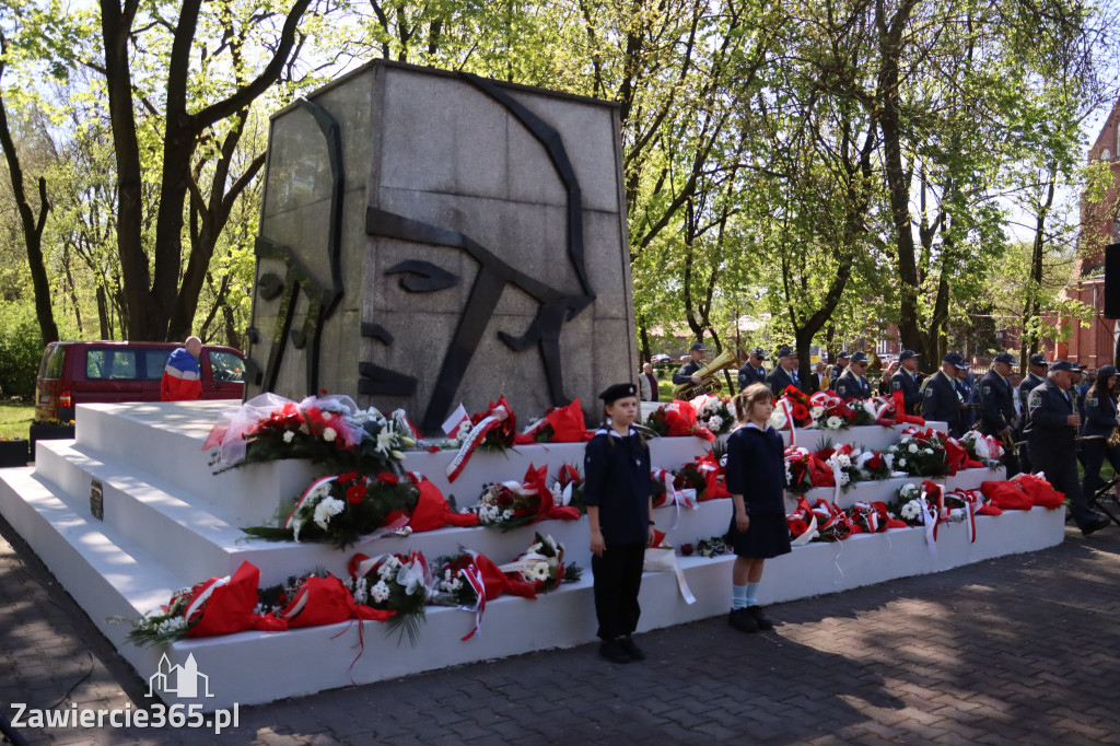 Fotorelacja Zawiercie: 235. rocznica uchwalenia Konstytucji 3 Maja