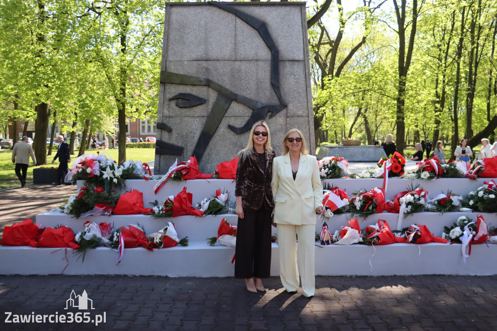 Fotorelacja Zawiercie: 235. rocznica uchwalenia Konstytucji 3 Maja