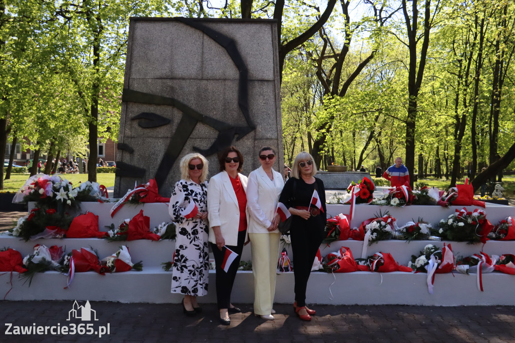Fotorelacja Zawiercie: 235. rocznica uchwalenia Konstytucji 3 Maja