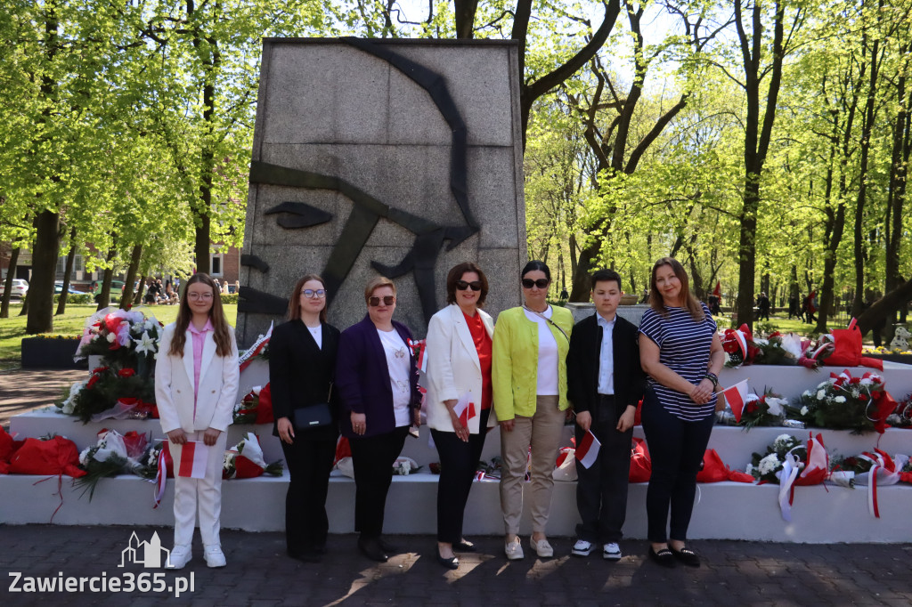 Fotorelacja Zawiercie: 235. rocznica uchwalenia Konstytucji 3 Maja