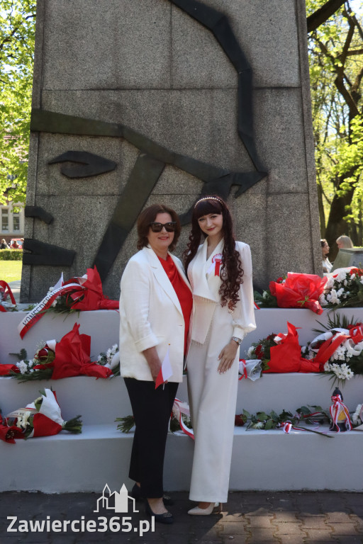 Fotorelacja Zawiercie: 235. rocznica uchwalenia Konstytucji 3 Maja