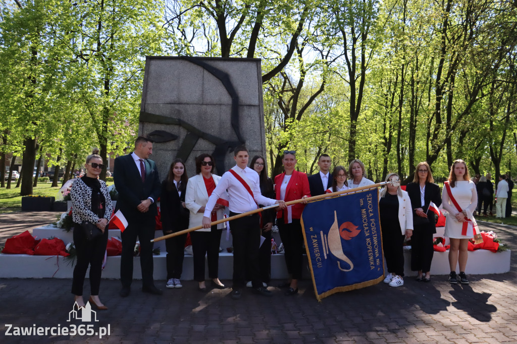 Fotorelacja Zawiercie: 235. rocznica uchwalenia Konstytucji 3 Maja