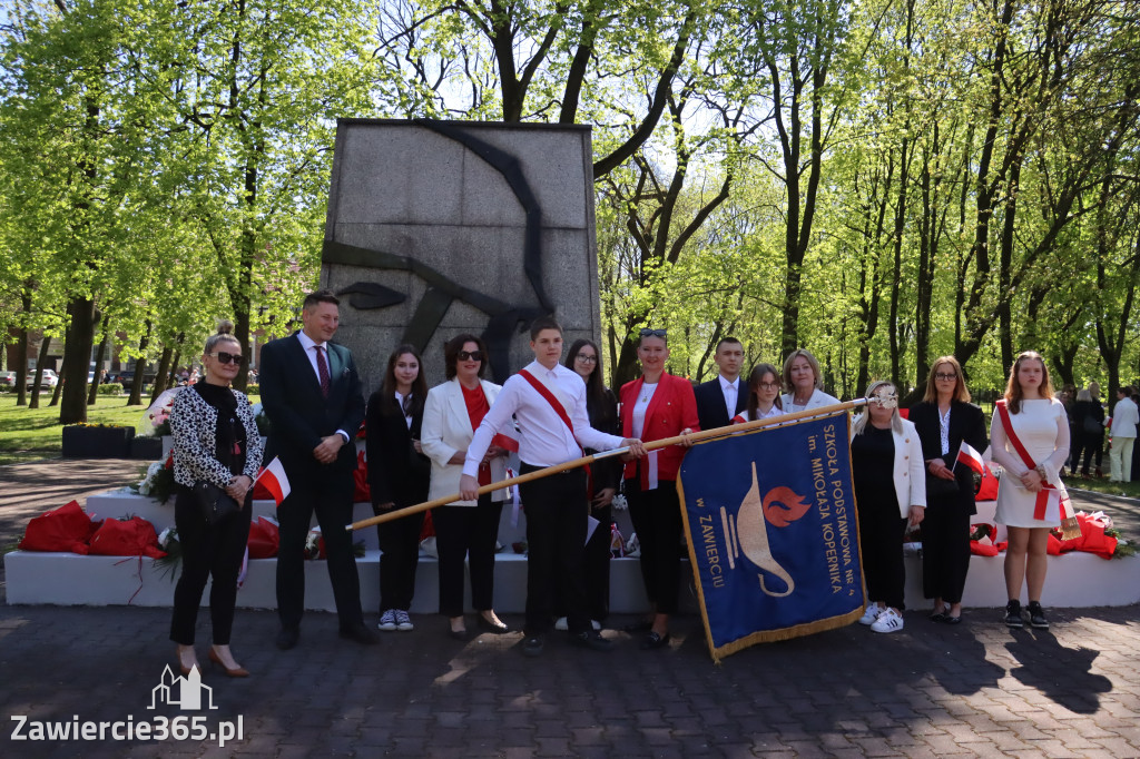 Fotorelacja Zawiercie: 235. rocznica uchwalenia Konstytucji 3 Maja