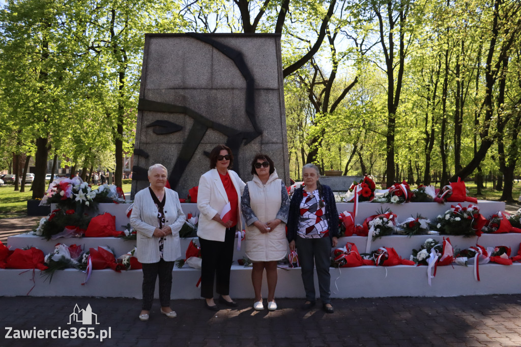 Fotorelacja Zawiercie: 235. rocznica uchwalenia Konstytucji 3 Maja
