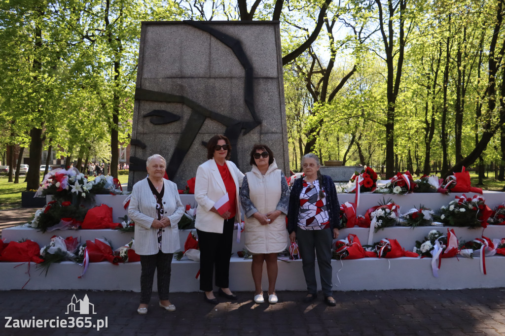 Fotorelacja Zawiercie: 235. rocznica uchwalenia Konstytucji 3 Maja