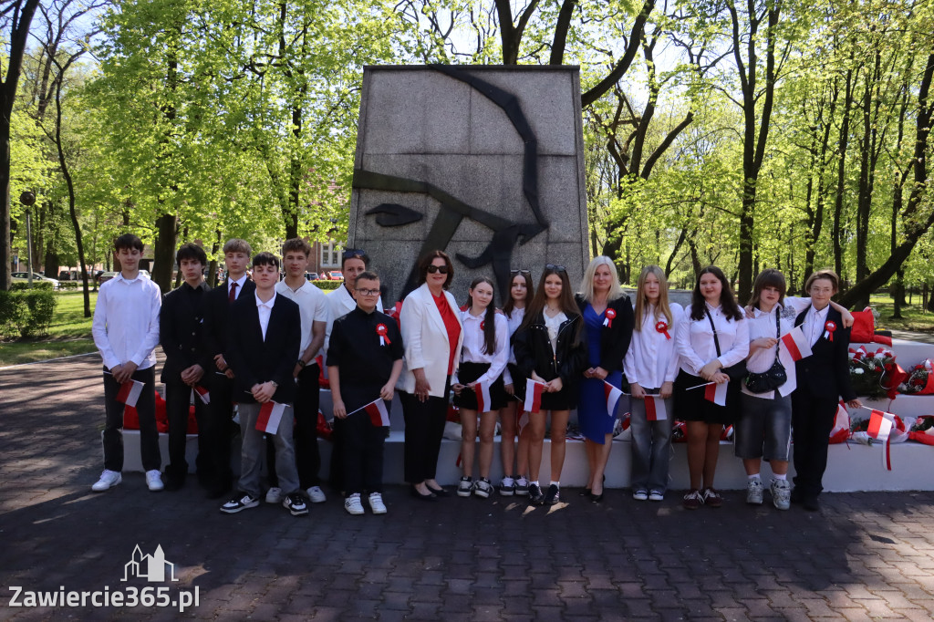 Fotorelacja Zawiercie: 235. rocznica uchwalenia Konstytucji 3 Maja