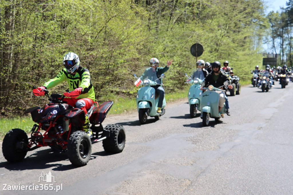 Fotorelacja I: IV Motopiknik w Łazach - parada motocykli