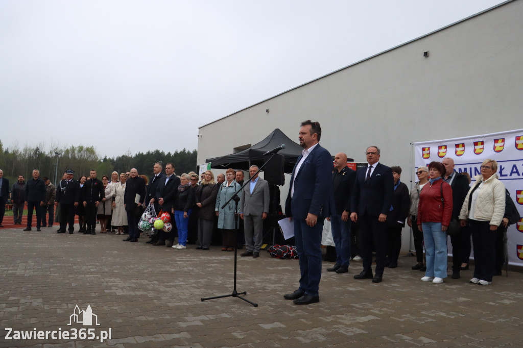 Fotorelacja: Uroczystość otwarcia stadionu miejskiego w Łazach po rewitalizacji