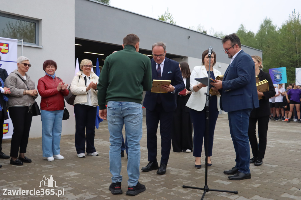 Fotorelacja: Uroczystość otwarcia stadionu miejskiego w Łazach po rewitalizacji