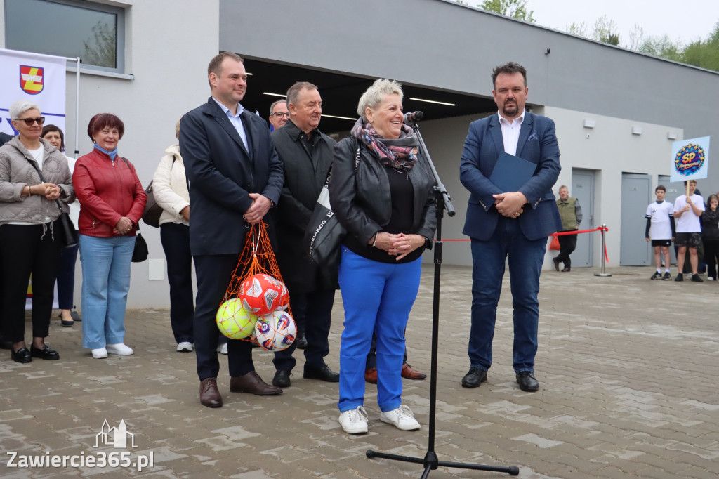 Fotorelacja: Uroczystość otwarcia stadionu miejskiego w Łazach po rewitalizacji
