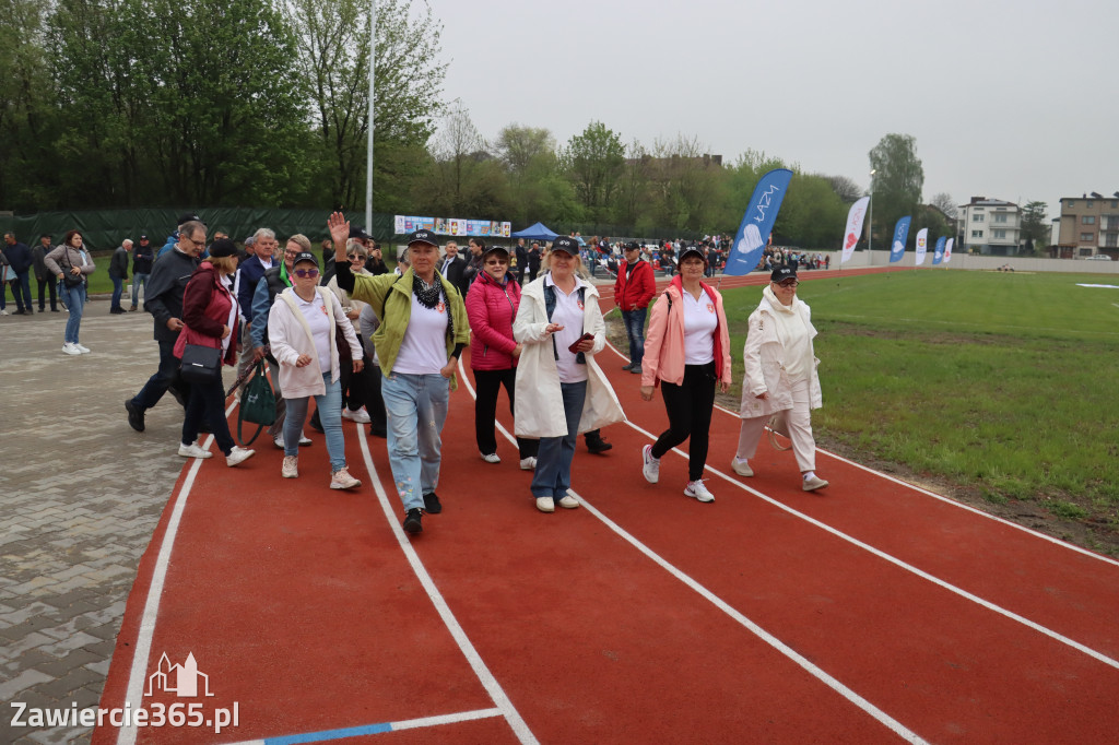 Fotorelacja: Uroczystość otwarcia stadionu miejskiego w Łazach po rewitalizacji