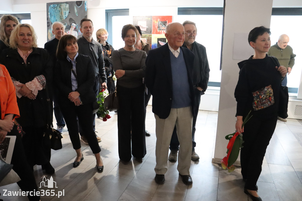 Fotorelacja: Wernisaż wystawy Małgorzaty Lazarek w MOK Zawiercie