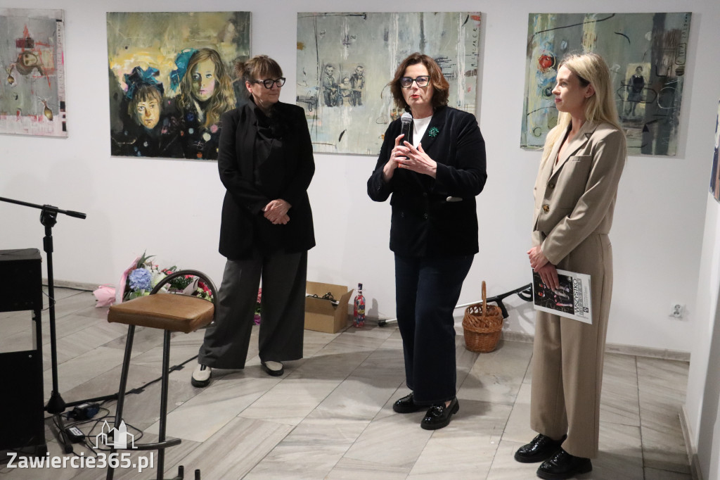 Fotorelacja: Wernisaż wystawy Małgorzaty Lazarek w MOK Zawiercie