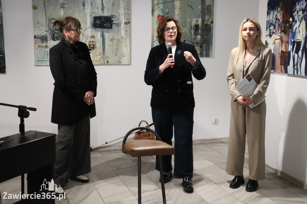 Fotorelacja: Wernisaż wystawy Małgorzaty Lazarek w MOK Zawiercie