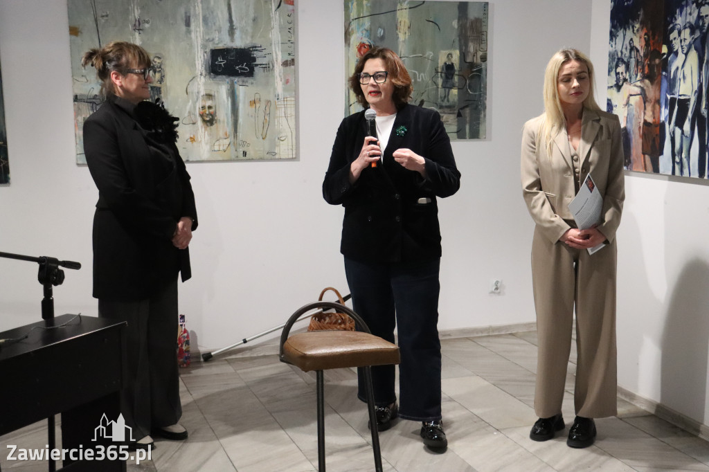 Fotorelacja: Wernisaż wystawy Małgorzaty Lazarek w MOK Zawiercie