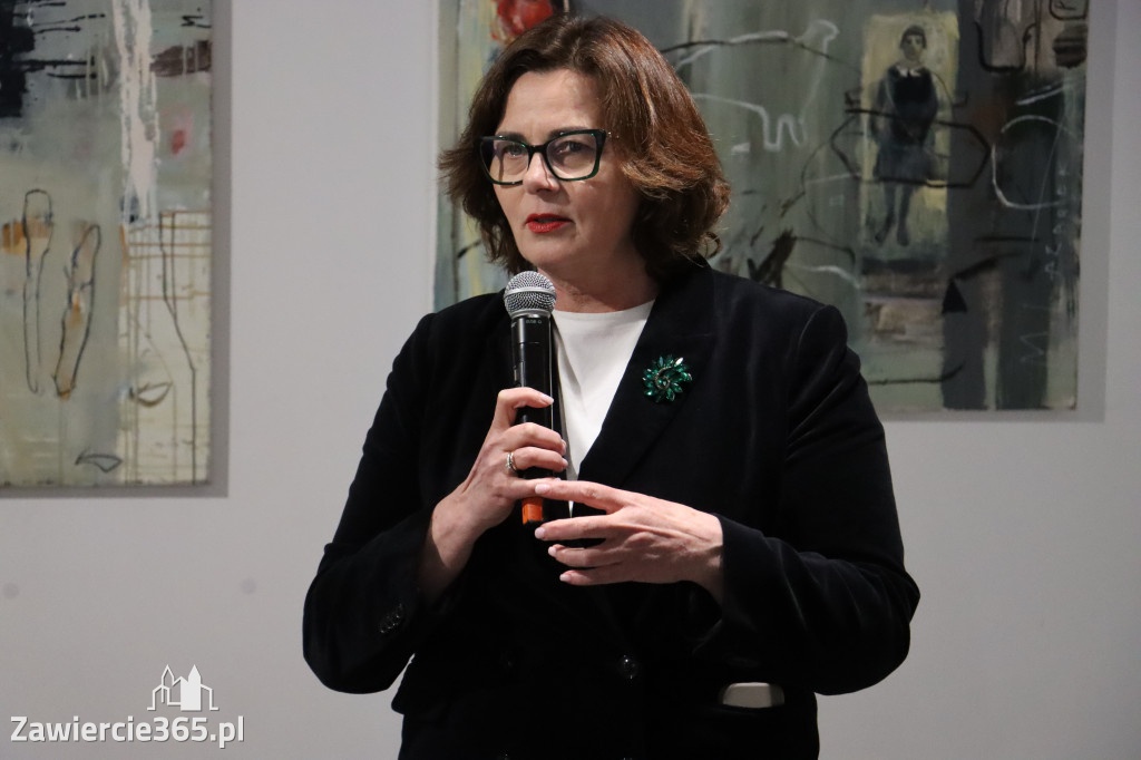 Fotorelacja: Wernisaż wystawy Małgorzaty Lazarek w MOK Zawiercie