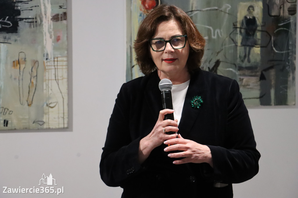 Fotorelacja: Wernisaż wystawy Małgorzaty Lazarek w MOK Zawiercie