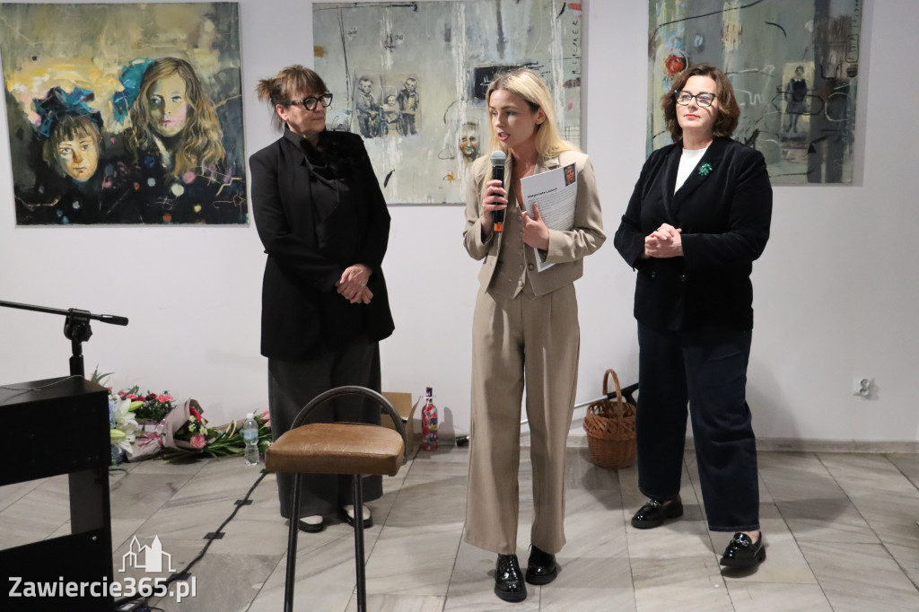 Fotorelacja: Wernisaż wystawy Małgorzaty Lazarek w MOK Zawiercie