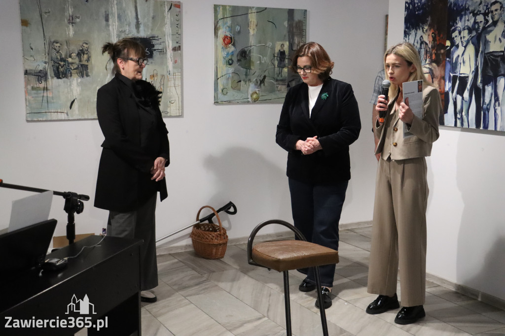 Fotorelacja: Wernisaż wystawy Małgorzaty Lazarek w MOK Zawiercie