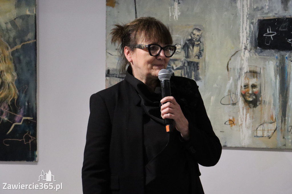Fotorelacja: Wernisaż wystawy Małgorzaty Lazarek w MOK Zawiercie