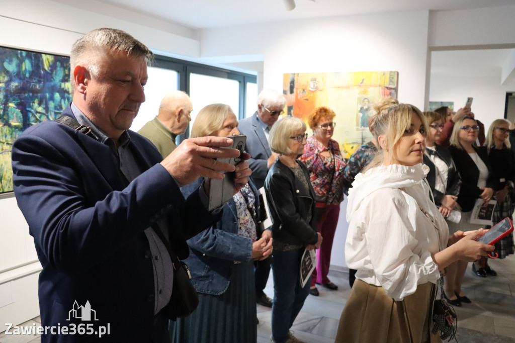 Fotorelacja: Wernisaż wystawy Małgorzaty Lazarek w MOK Zawiercie