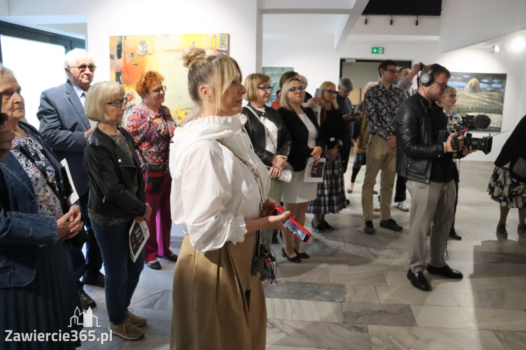 Fotorelacja: Wernisaż wystawy Małgorzaty Lazarek w MOK Zawiercie