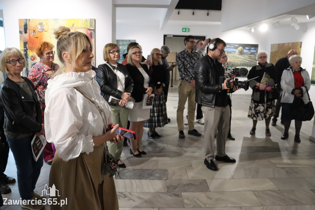 Fotorelacja: Wernisaż wystawy Małgorzaty Lazarek w MOK Zawiercie