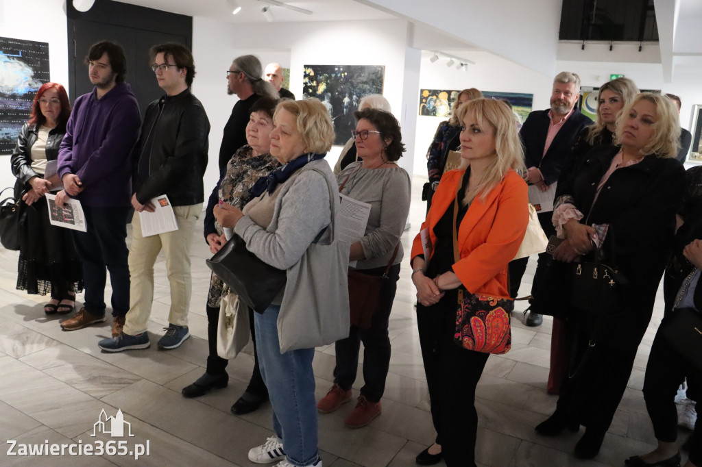 Fotorelacja: Wernisaż wystawy Małgorzaty Lazarek w MOK Zawiercie