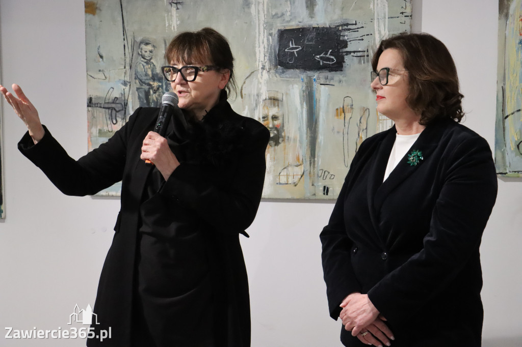 Fotorelacja: Wernisaż wystawy Małgorzaty Lazarek w MOK Zawiercie