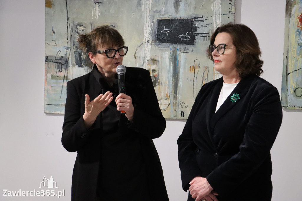 Fotorelacja: Wernisaż wystawy Małgorzaty Lazarek w MOK Zawiercie