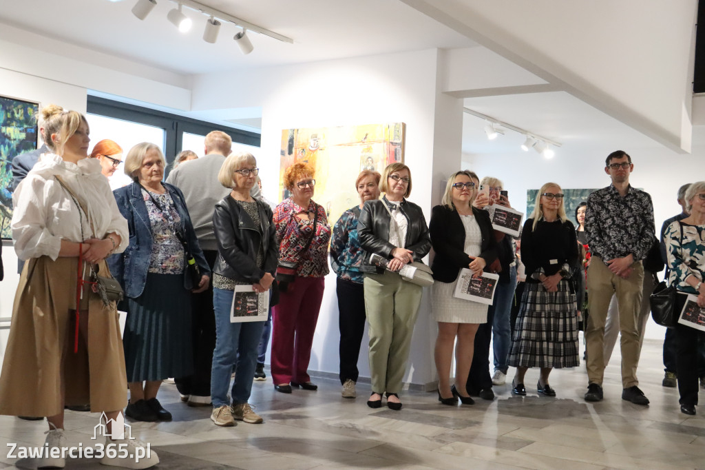 Fotorelacja: Wernisaż wystawy Małgorzaty Lazarek w MOK Zawiercie