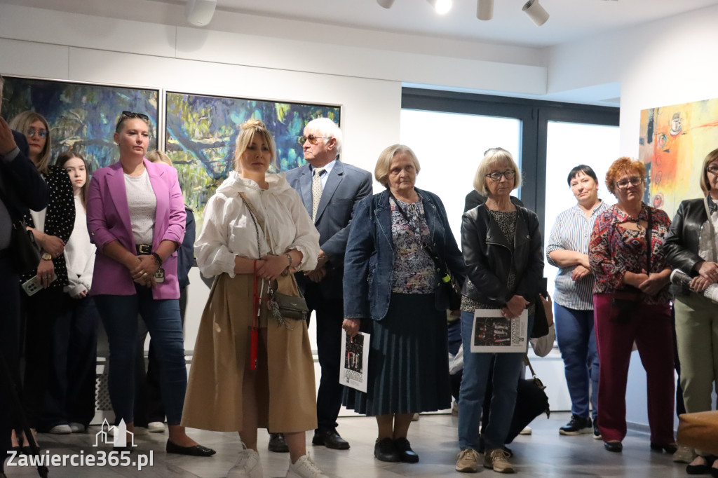 Fotorelacja: Wernisaż wystawy Małgorzaty Lazarek w MOK Zawiercie
