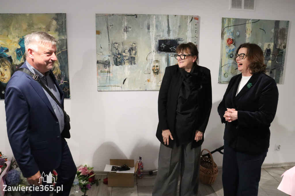 Fotorelacja: Wernisaż wystawy Małgorzaty Lazarek w MOK Zawiercie