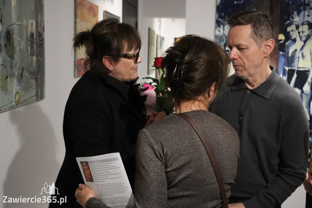 Fotorelacja: Wernisaż wystawy Małgorzaty Lazarek w MOK Zawiercie