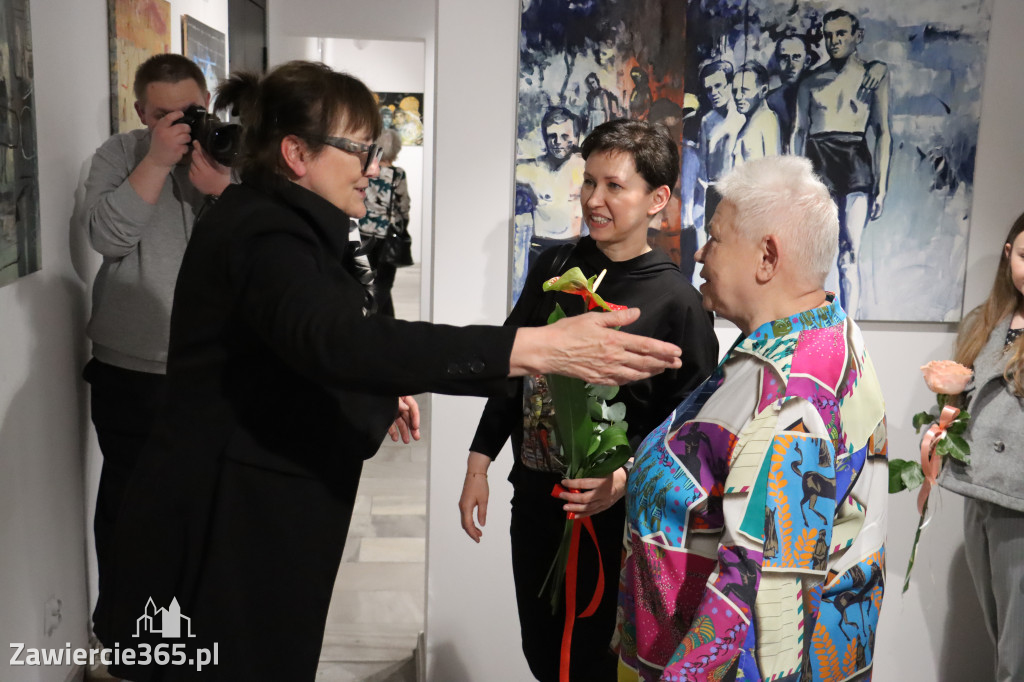 Fotorelacja: Wernisaż wystawy Małgorzaty Lazarek w MOK Zawiercie