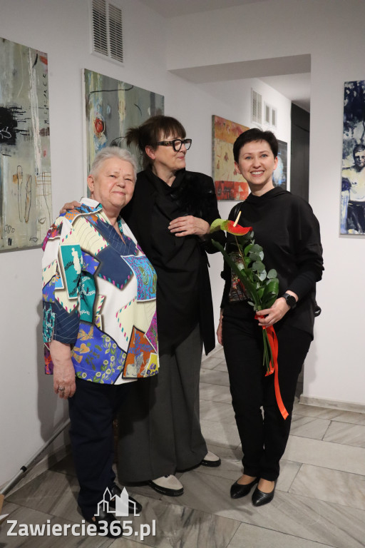 Fotorelacja: Wernisaż wystawy Małgorzaty Lazarek w MOK Zawiercie