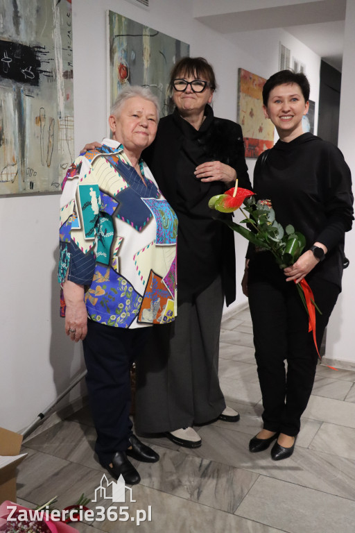 Fotorelacja: Wernisaż wystawy Małgorzaty Lazarek w MOK Zawiercie