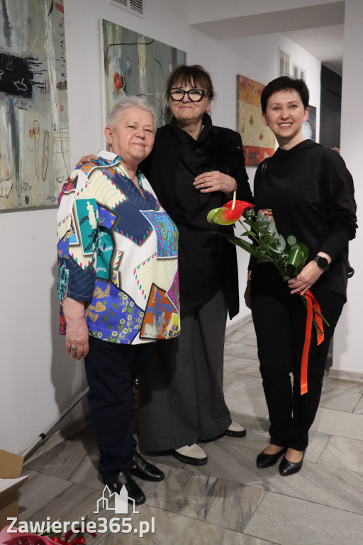 Fotorelacja: Wernisaż wystawy Małgorzaty Lazarek w MOK Zawiercie