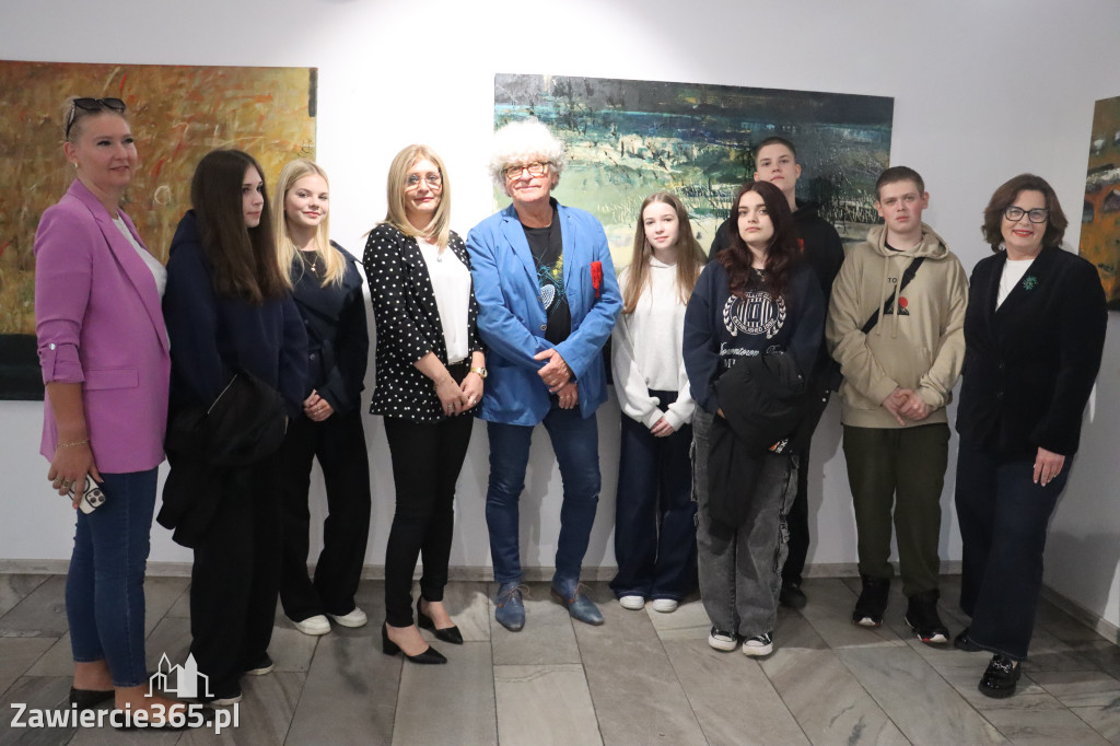 Fotorelacja: Wernisaż wystawy Małgorzaty Lazarek w MOK Zawiercie