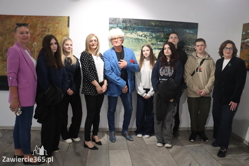 Fotorelacja: Wernisaż wystawy Małgorzaty Lazarek w MOK Zawiercie