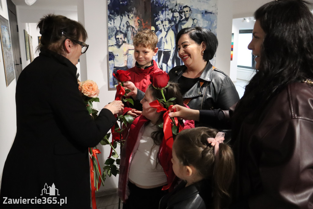 Fotorelacja: Wernisaż wystawy Małgorzaty Lazarek w MOK Zawiercie
