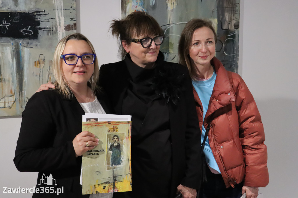 Fotorelacja: Wernisaż wystawy Małgorzaty Lazarek w MOK Zawiercie