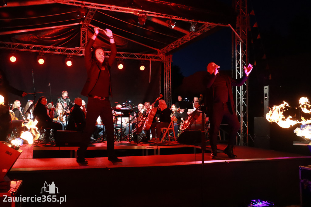 Fotorelacja II: KONCERT ROCKOWO SYMFONICZNY - Zamek Ogrodzieniec