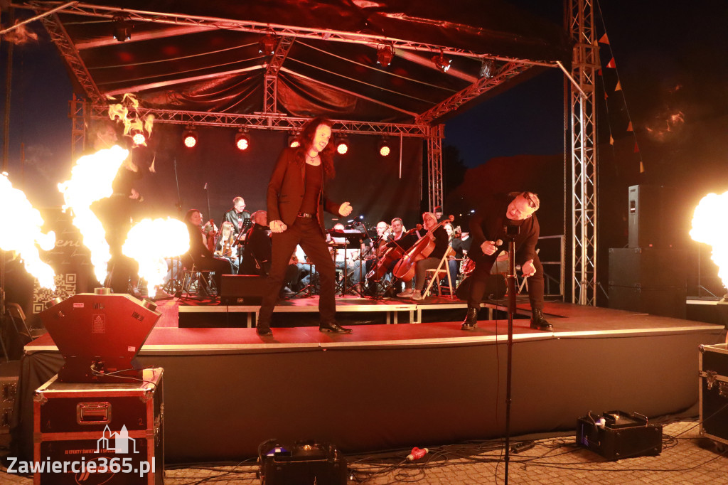 Fotorelacja II: KONCERT ROCKOWO SYMFONICZNY - Zamek Ogrodzieniec