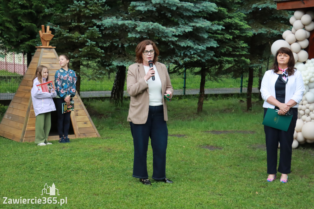 Fotorelacja: Oficjalne otwarcie „Pracowni pod chmurką” w Szkole Podstawowej nr 11 w Zawierciu - Marciszowie