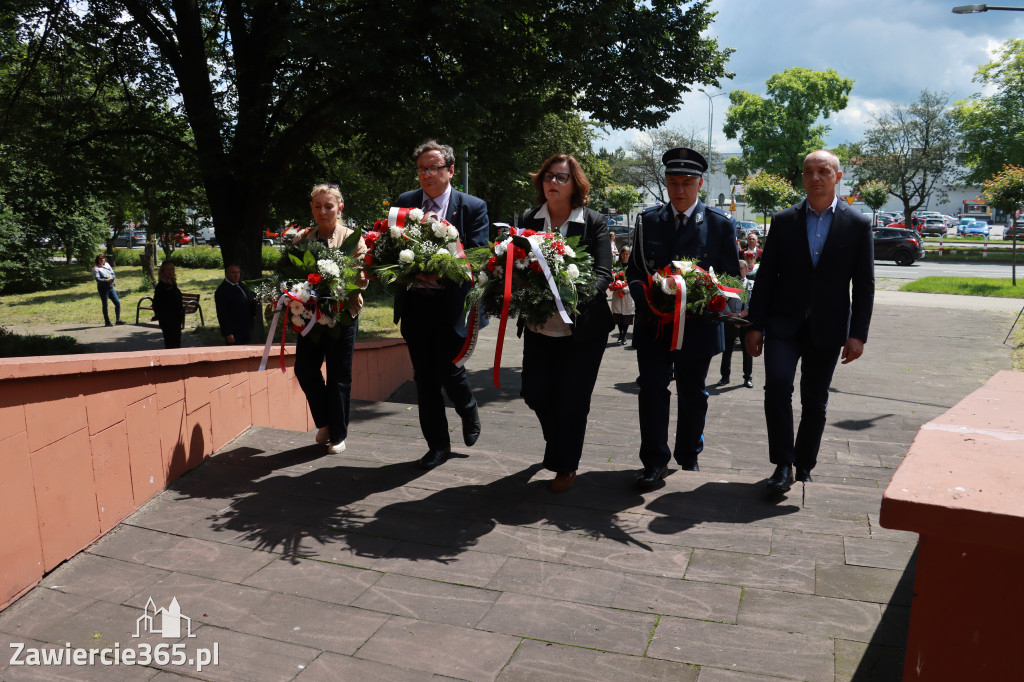 Fotorelacja Zawiercie: Dzień Pamięci Ofiar Niemieckich Nazistowskich Obozów Koncentracyjnych