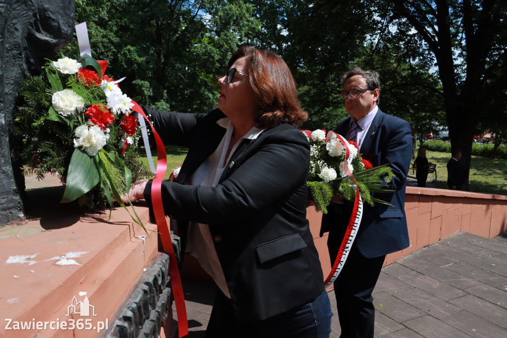 Fotorelacja Zawiercie: Dzień Pamięci Ofiar Niemieckich Nazistowskich Obozów Koncentracyjnych