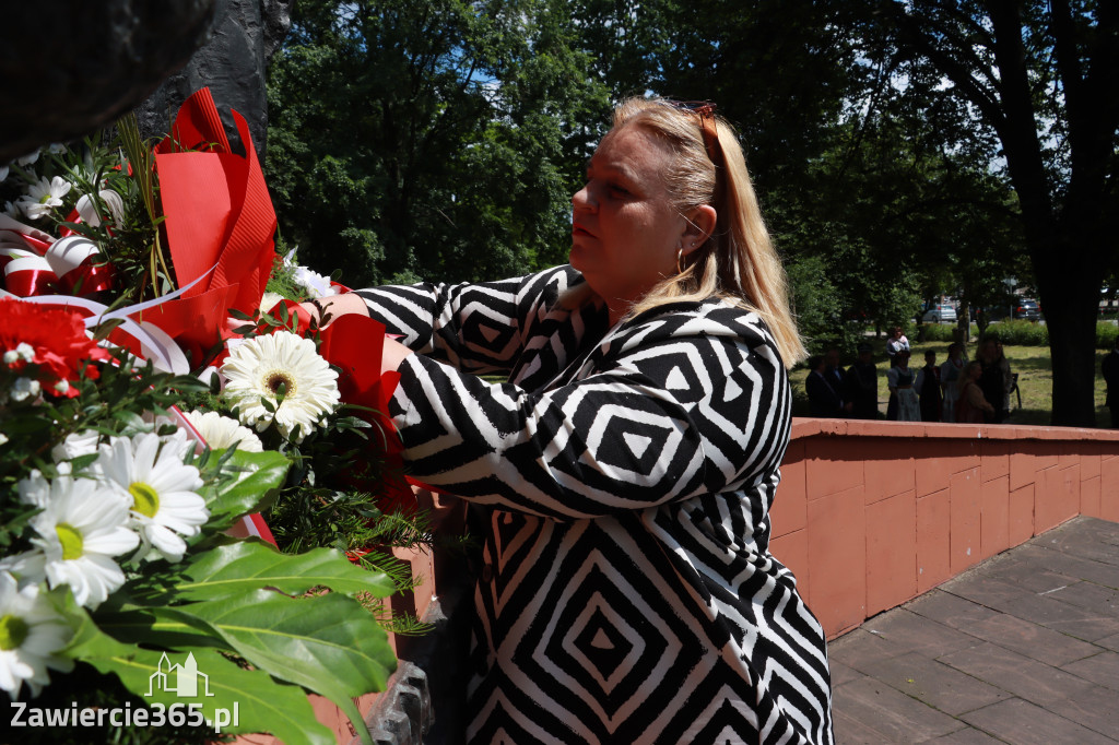 Fotorelacja Zawiercie: Dzień Pamięci Ofiar Niemieckich Nazistowskich Obozów Koncentracyjnych